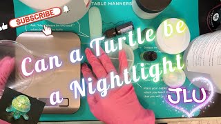 Resin Project - DIY Turtle Night Light Using a Silicone Plug🐢