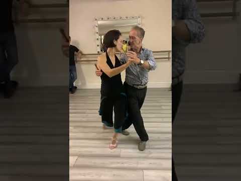 Dublin Tango School - Leader and Follower back sacada