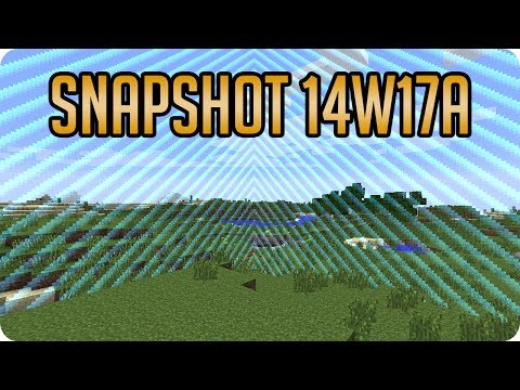 MINECRAFT SNAPSHOT 14W17A REVIEW |  WORLDBORDER AND CUSTOMIZED BIOMAS