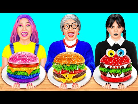 Sfida Di Cucina — Wednesday vs Nonna | Hack e Gadget Segreti Facilidi TeenTeam Challenge