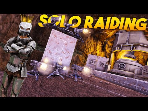 SOLO Raiding The Entire Server On Day 1 For Insane Profit - ARK