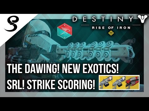 Destiny - THE DAWNING LIVE! NEW EXOTICS! SRL! STRIKE SCORING! (Rise of Iron)