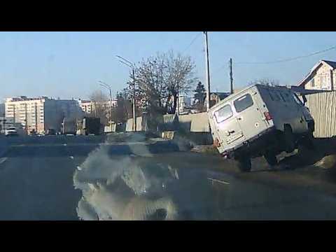 Чудеса управляемости УАЗа «буханки». Real Video