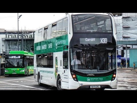 Thrash!!! Newport Bus Alexander Dennis Enviro 400 MMC 410 - SK71 CKL