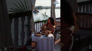 A Beautiful Evening on a Nile Cruise 🌅 | Egypt Luxury Travel Vlog #nilecruisen