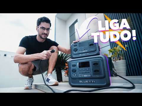 Acabou o APAGÃO! Essas Estações de Energia Portáteis LIGAM TUDO! Testei a Bluetti Elite 30 e 100 V2