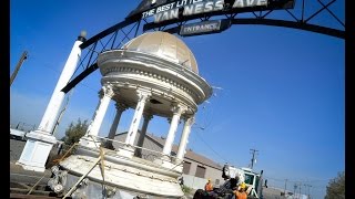 Historic Fresno County Courthouse cupola moved to Fresno Fairgrounds