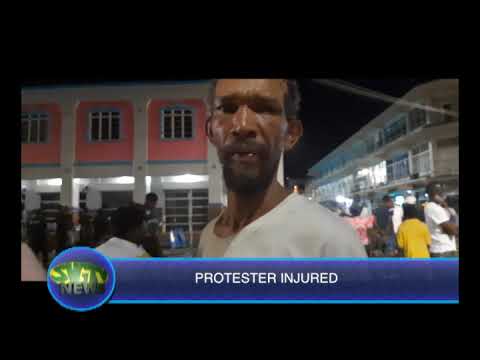 Injured protestor turned away from Hospital