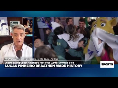 Brazil's Braathen wins giant slalom gold at Winter Olympics in first for South America • FRANCE 24