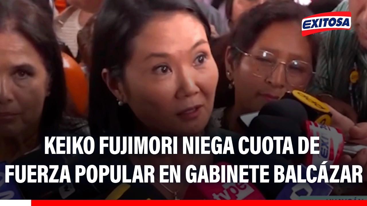 🔴🔵 Desde Huaycán la candidate Keiko Fujimori niega que Amadeo Flores sea cuota de Fuerza Popular