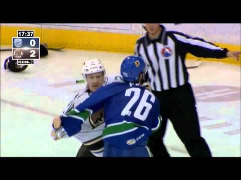 Brandon Prust vs Tyler Lewington