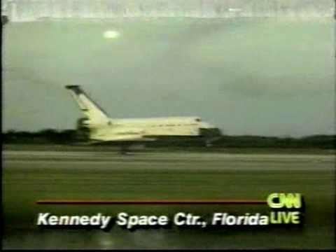 CNN Coverage of The STS-65 Landing