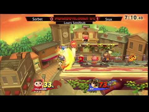 SmashaPalooza 24: Losers Semis - Snax (Villager) vs Sorbet (Pit)