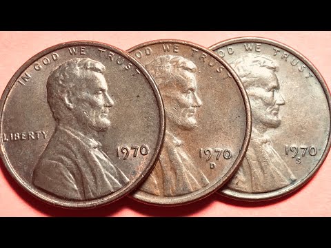 1970 US Lincoln Penny Worth Money - United States Small Date S - Large Date S - Doubled S and No S