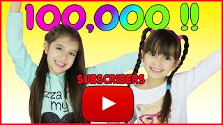 5 and 7 year old kids reach 100,000 SUBSCRIBERS!!!! Celebration, Countdown and Live Reaction