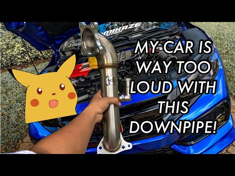 MEGAN RACING DOWNPIPE | Honda Civic Hatchback 2019 (2017+)