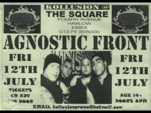 Agnostic Front Live at the Square Harlow 12 7 02