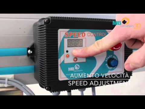 MB Conveyors - Nuovo SPEED su nastro trasportatore PA \\ New Speed Control on PA conveyor