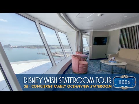 Disney Wish Little Mermaid Concierge Stateroom 11006 Walkthrough