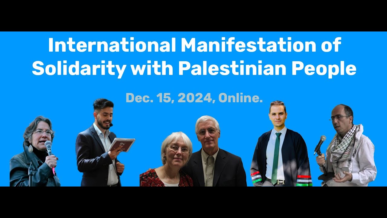 International Manifestation of Solidarity with Palestinian People -- IN ENGLISH