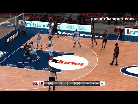 PRO B FRANCIA 18/19 | Asier Zengotitabengoa (Gries), partido ante Rouen