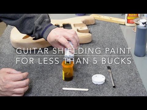 Quick Tip 18: Make Your Own Electric Guitar Shielding Paint Using Graphite for around Five Dollars!