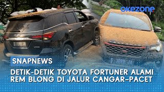 Download lagu Menegangkan! Detik-detik Toyota Fortuner Alami Rem Blong di Jalur Cangar–Pacet mp3