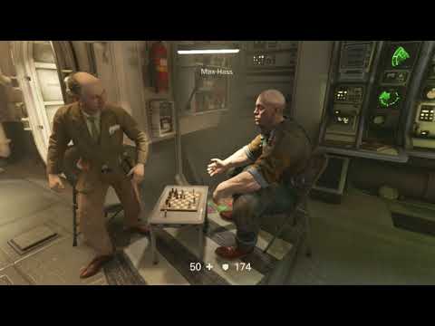 Set Roth vs Max Hass in Chest. Wolfenstein II: The New Colossus
