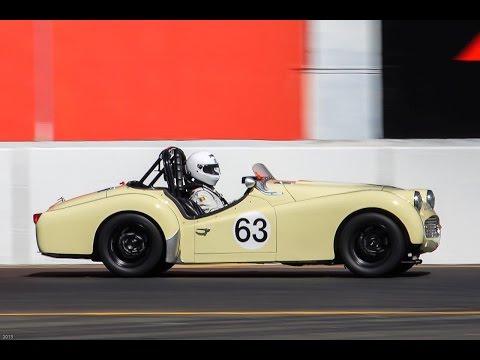 Triumph TR3 Sonoma Raceway with Hooked on Driving Sept 3 14