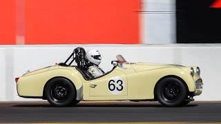 Triumph TR3 Sonoma Raceway with Hooked on Driving Sept 3 14
