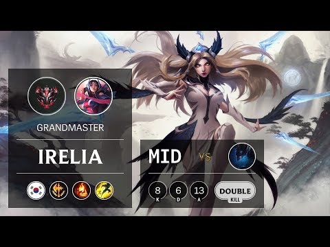 Irelia Mid vs Nocturne - KR Grandmaster Patch 10.2