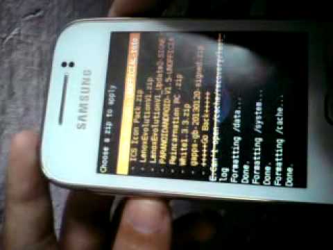 How to install Ginger DX-v031c- rom on galaxy y