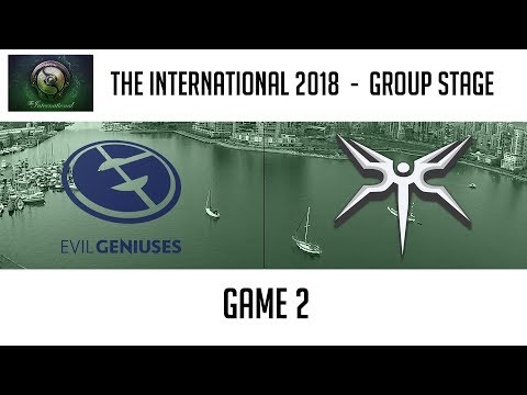 Evil Geniuses vs Mineski (Game 2) | The International 2018: Group Stage