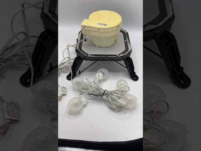 Vídeo relacionado con AIR CHARACTERS - Ventilador de repuesto YEF-200 con base y luces para inflables Gemmy Airblown