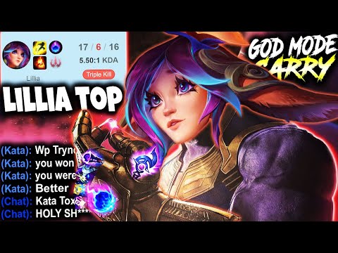 I BROKE the LIMITS of Max Pen Lillia Build to Carry this Game 🔥 LoL Top Lane Lillia Gameplay
