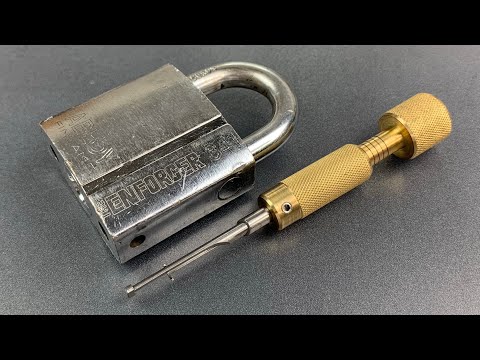 [916]Abloy 341 "執法者 "掛鎖被撬開，內臟被挖出。 ([916] Abloy 341 “Enforcer” Padlock Picked and Gutted)