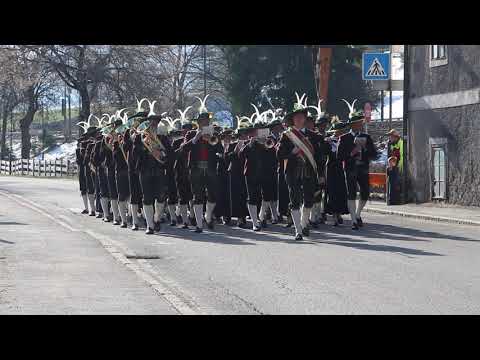 Musikkapelle Niederdorf Weckruf 1.Mai 2019. gruppo musicale Villabassa