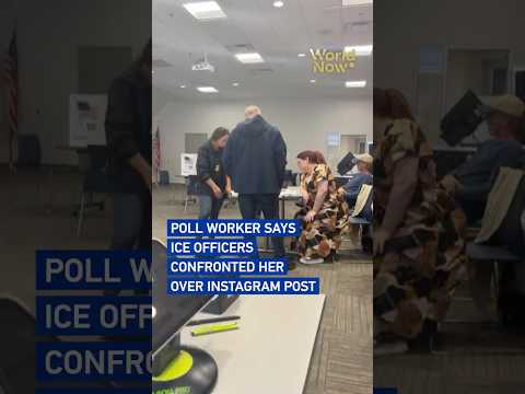 Poll worker says ICE officers confronted her over Instagram post #worldnow