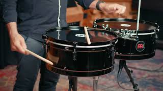 Meinl Percussion Diego Camacho Signature Timbales, Black Diamond - DC1415 - 3/3