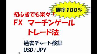 初心者でも楽々！　FXマーチンゲールトレード手法④　ドル円検証【勝率１００％】