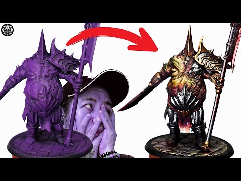 😈 Purple SLAP CHOP ⁉️ Painting ROTTING Flesh