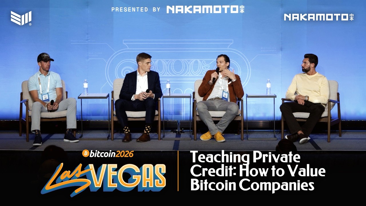 Teaching Private Credit How to Value Bitcoin Companies | Bitcoin 2026