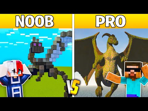 NOOB VS PRO : Going Inside DRAGON In Minecraft 😱 With @ProBoiz95