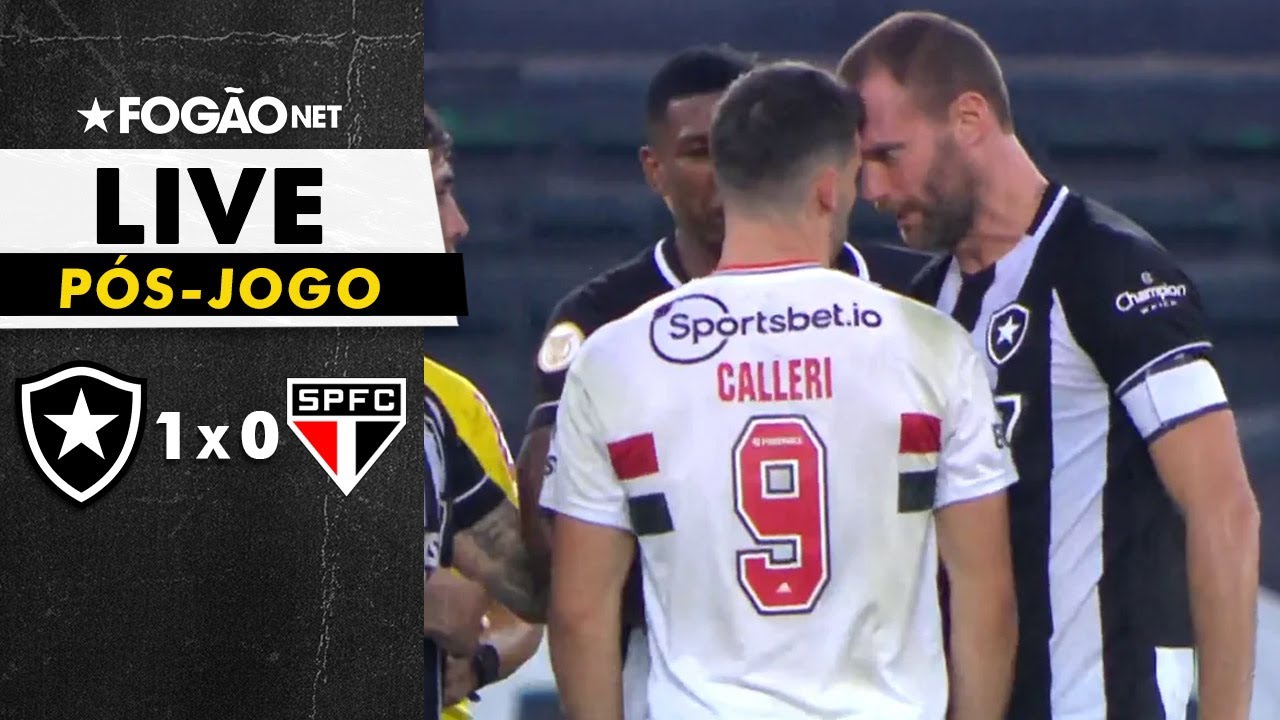 LIVE | Pós-jogo de Botafogo 1×0 São Paulo e análise da grande vitória no Nilton Santos