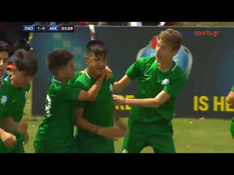 Panathinaikos U13 vs AEK U13 Vikos Elite Neon Cup 2019 final U13