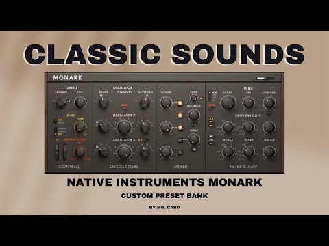 Native Instruments Monark – Classic Sounds [SOUNDSET] | Custom Presets