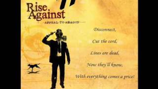 Elective Amnesia W/Lyrics(Correct) by Rise Against [Appeal to Reason]