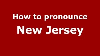 How to pronounce New Jersey
