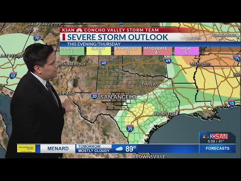 KSAN Storm Team 6pm Forecast Update - Wednesday April 8, 2020