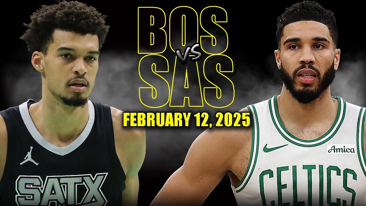 Boston Celtics vs San Antonio Spurs Full Game Highlights - February 12, 2025 | NBA Regular Season
